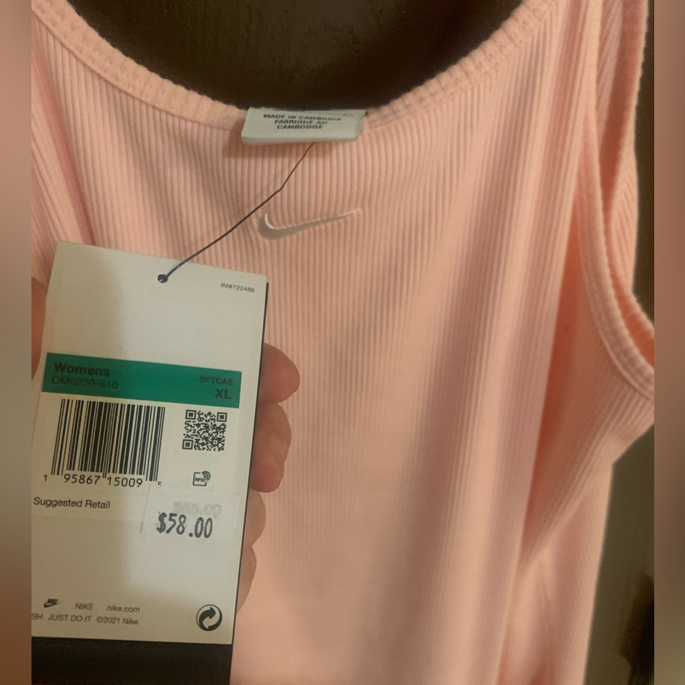Nike summer dress powder pink